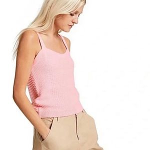 Sandy Liang pink sweater tank